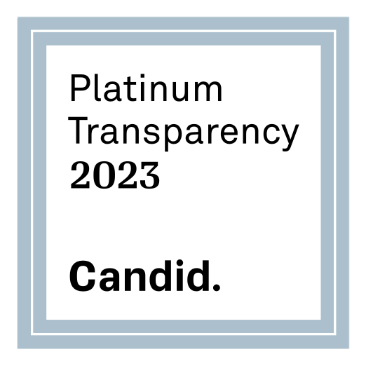 Candid (formerly GuideStar) Platinum Transparency Seal 2023
